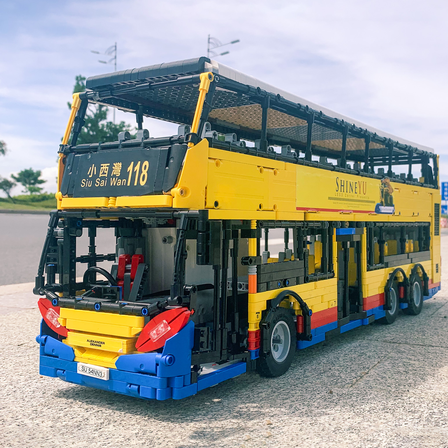 Yue Chuang Building Blocks I Yu Kee Series · Double Decker Bus